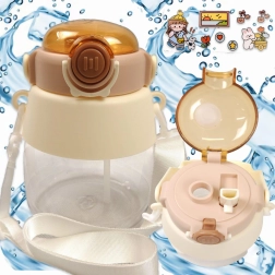 Borraccia per bambini con cannuccia e tracolla 1 L