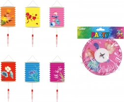 Lampione cilindrico Fiori 16 cm