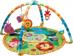 Tappeto gioco per bambini Giungla con arco e giochi sospesi