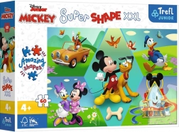Puzzle per bambini 60 pezzi XXL Super Shape – MICKEY MOUSE