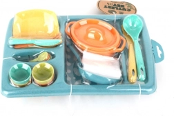 Set di stoviglie ecologiche per bambini in materiale di grano