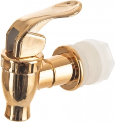 Rubinetto di ricambio dorato per distributore di bevande in vetro