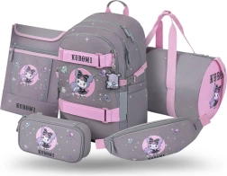 Set scolastico da 5 pezzi Baagl Skate Kuromi Grey