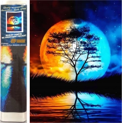 Pittura diamantata Connessione notturna 30 × 40 cm