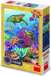 Puzzle mondo sottomarino neon