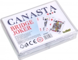 Carte Canasta in scatola di plastica