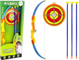 Set da tiro Sport Bow Shield Arrows Arancione