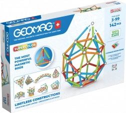 Geomag Supercolor set di costruzione 142 pezzi in plastica riciclata