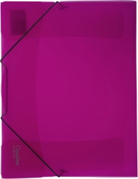 Cartelle Opaline magenta con elastico