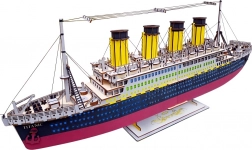 Puzzle 3D in legno Woodcraft Titanic
