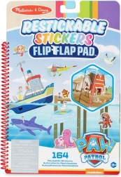 PAW PATROL adesivi riposizionabili flip-flap – missione nella baia