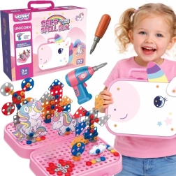 Set da costruzione 3D avvitabile Woopie Unicorno