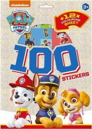 Adesivi e album da colorare Paw Patrol – 12 fogli e 120+ adesivi