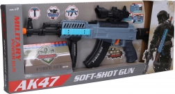 Mitragliatrice con 12 proiettili in gommapiuma ed effetti 62 cm