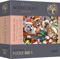 Puzzle in legno Gatti di Natale 501 pezzi
