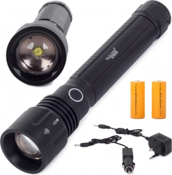 Torcia LED tattica militare con CREE XHP50 e zoom Bailong