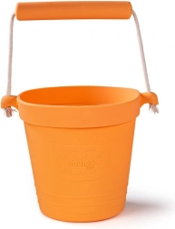 Secchiello da spiaggia in silicone arancione BIGJIGS TOYS