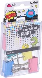 Clip da ufficio 25 mm, set da 6 pezzi