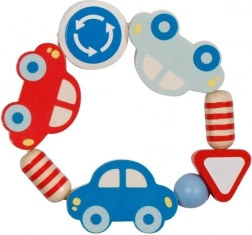 Auto di legno con anello tattile