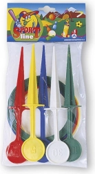 Androni gioco con cerchi da lanciare