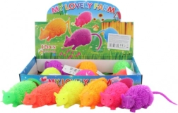 Topo peloso luminoso – giocattolo in gomma per bambini