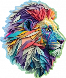 Puzzle in legno Leone moderno 250 pezzi WOODEN CITY