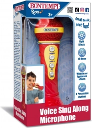 Microfono karaoke con effetti luminosi