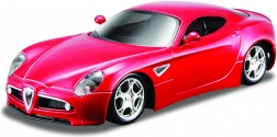 Bburago Alfa Romeo 8C Competizione modello rosso