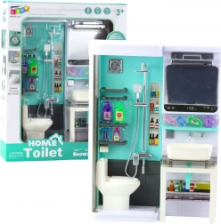 Bagno per bambini – doccia, lavandino e WC con luci e suoni