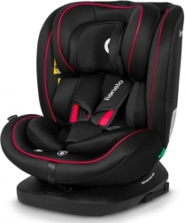 Lionelo seggiolino auto Bastiaan i-Size 40-150 cm, nero e rosso