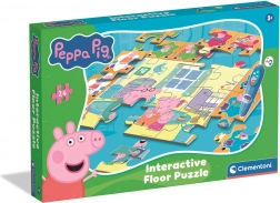 Puzzle da pavimento interattivo PEPPA PIG con penna elettronica 70 × 100 cm