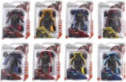 Robot trasformabile in metallo in auto