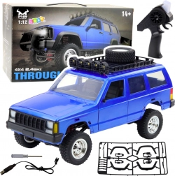 Auto da corsa RC 4x4 MN78 blu 1:12