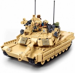 Sluban Model Bricks carro armato da battaglia M1A2 Abrams TUSK II 2in1