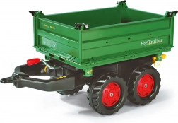 Fantastica rimorchio verde Mega Trailer per trattore Rolly Toys