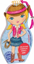 Vestiamo le bambole americane Amy – album da colorare e adesivi (in slovacco)