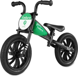 Bici senza pedali con equilibrio per bambini QPlay Feduro verde