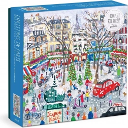 Puzzle con effetto lamina Natale a Parigi – Michael Storrings (Galison, 1000 pezzi)