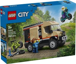 Furgone LEGO City con mountain bike
