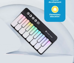 Mini pianoforte nero musicale per bambini