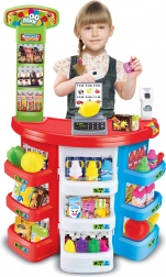Supermercato per bambini con cassa e scanner 51 × 27 × 78 cm