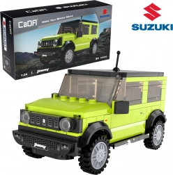 Set di costruzione CaDA SUZUKI Jimny 1:24 auto fuoristrada verde 192 pezzi