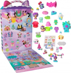Calendario dell’Avvento GABBY'S DOLLHOUSE con figurine e decorazioni di carta – 25 pezzi
