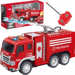 woopie camion dei pompieri RC telecomandato con funzione di spruzzo d'acqua
