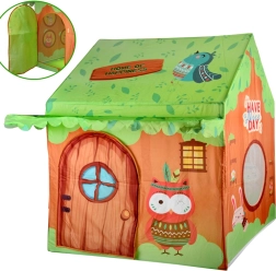 Tenda colorata per bambini a forma di casetta Amici del Bosco con borsa