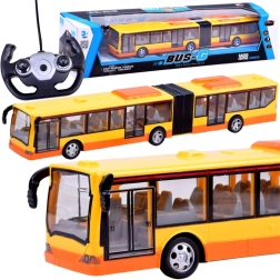Autobus articolato RC a radiocomando per bambini – Giallo