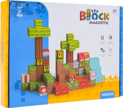 Blocchi da costruzione magnetici 3D – set da 102 pezzi