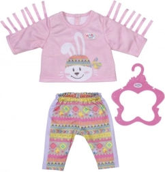 baby born outfit con coniglietto alla moda 43 cm