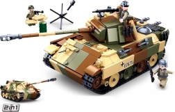 Sluban Army carro armato medio mimetico 2-in-1 set di costruzione