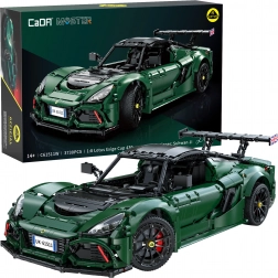 Set di costruzione CaDA auto sportiva LOTUS Exige Cup 430 1:8, verde scuro, 3730 pezzi